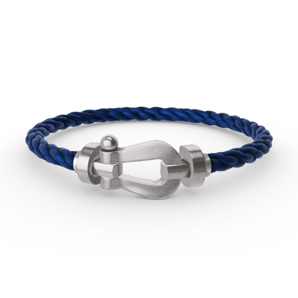 [Verdaci™]FORCE LARGE HORSESHOE NO DIAMOND BRACELET SILVER