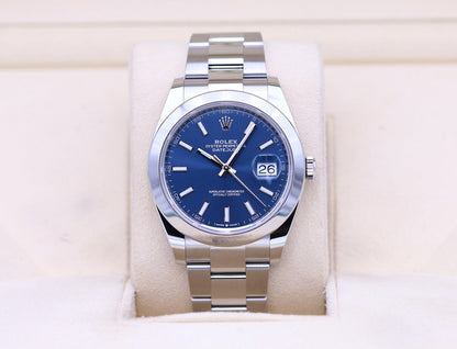 Datejust 126300 Fond Bleu Oyster 41 mm