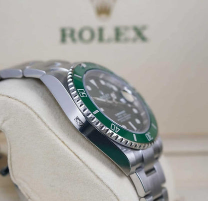 ساعة RLX صب مارينر الخضراء "هالك" 116610LV للرجال