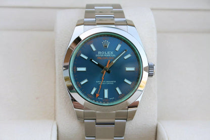 Milgauss خلفية زرقاء 116400GV