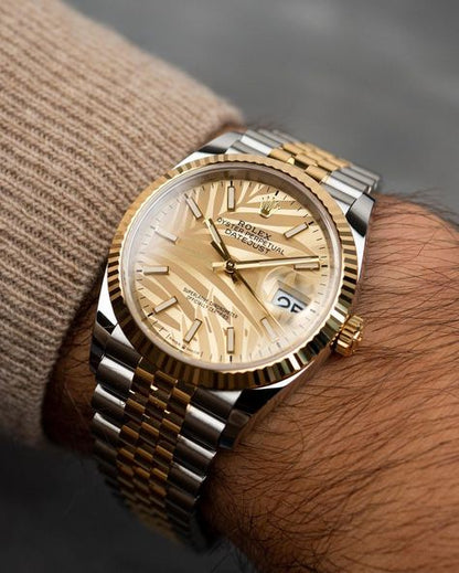 Datejust 36 mm Gold Palm 126233 Modèle 2021